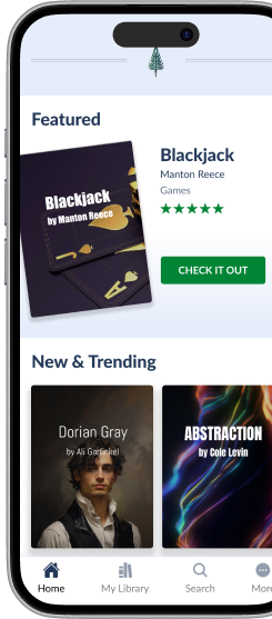 Evergreen library with featured and trending stories
